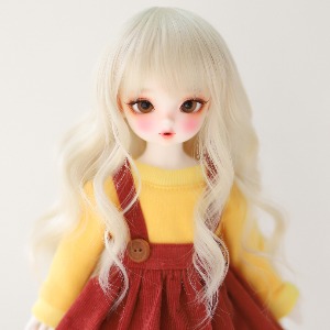 [5-6&quot;] Peony curlMilky blond/Brown